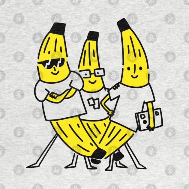 We've Gone Bananas! (color) by ginaromoart